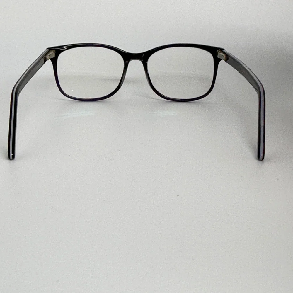 Amelia E. C.1874‎ 140 Womens Eyeglasses Frames Brown Tortoise Square Full 21598